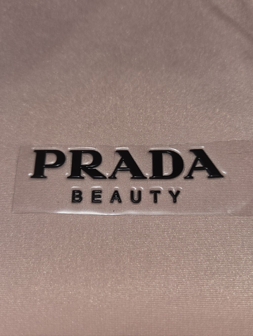 Prada Pink Satin Drawstring Backpack with Black Straps